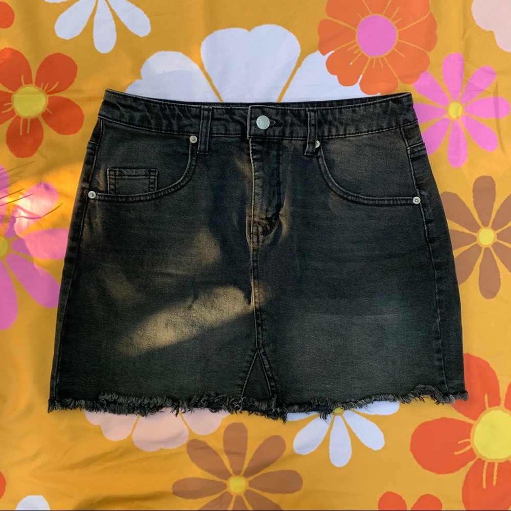 Black Denim Skirt 🖤